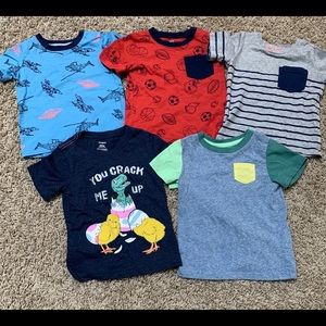 Set of 5 tshirts 24 months